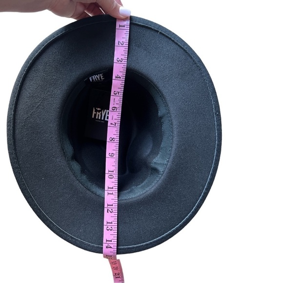 NWT Frye Men’s Black Felt Braided Band Stiff Brim Stetson Hat, OSFM - Picture 10 of 10